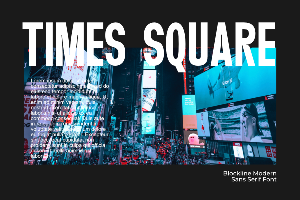 Blockline, a Sans Serif Font by Muksal Creative (Photo 5 of 10)