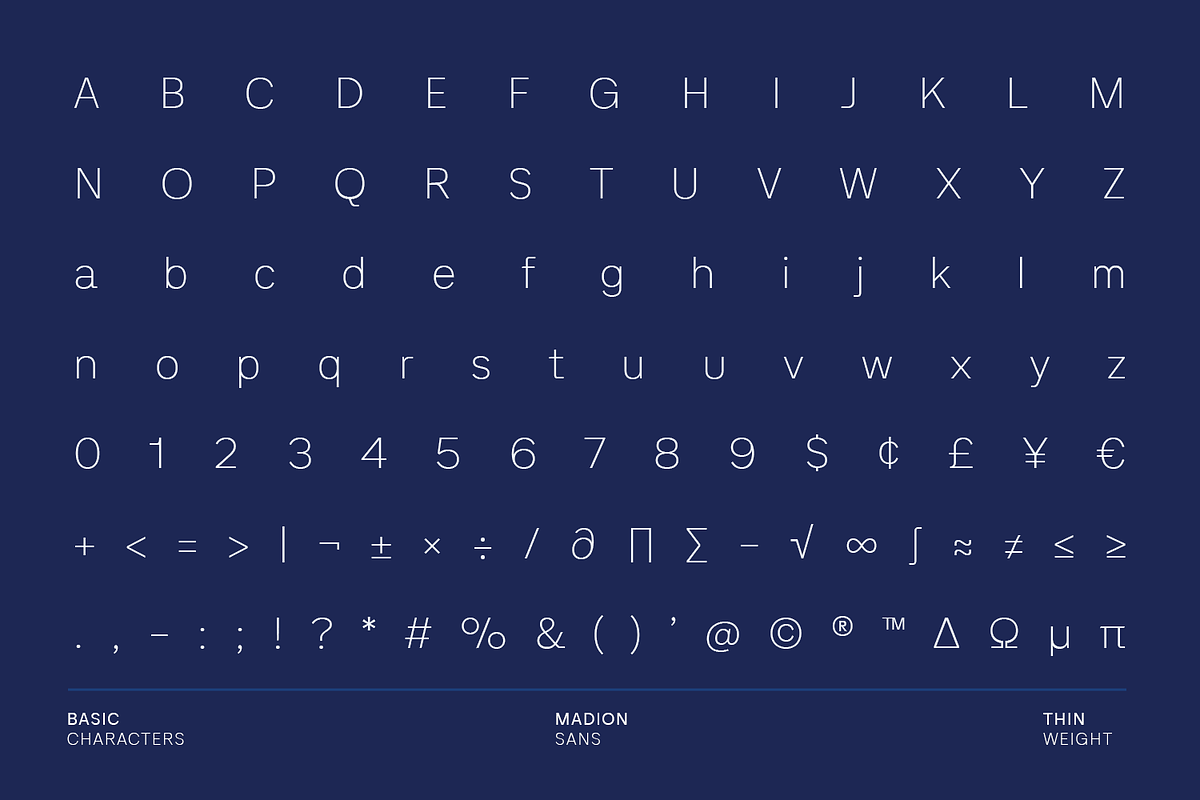 Madion Sans -Modern Formal Sans, a Sans Serif Font by Mokatype Studio (Photo 12 of 14)