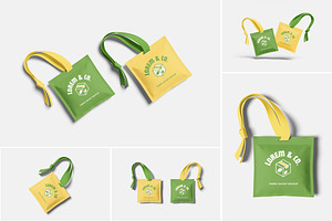 Fabric Sachet Mockup, a Product Mockup by Indah