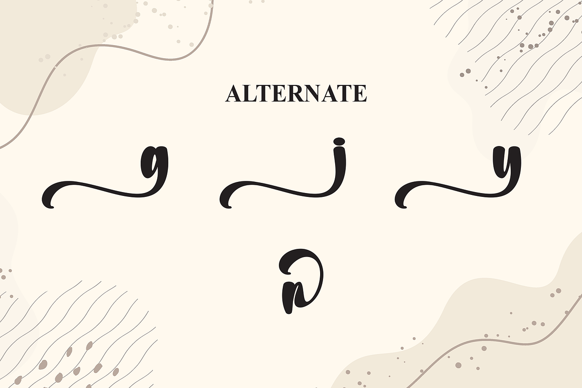 Letter Sunday | Script Font, a Handwritten Font by Scratchones (Photo 8 of 9)