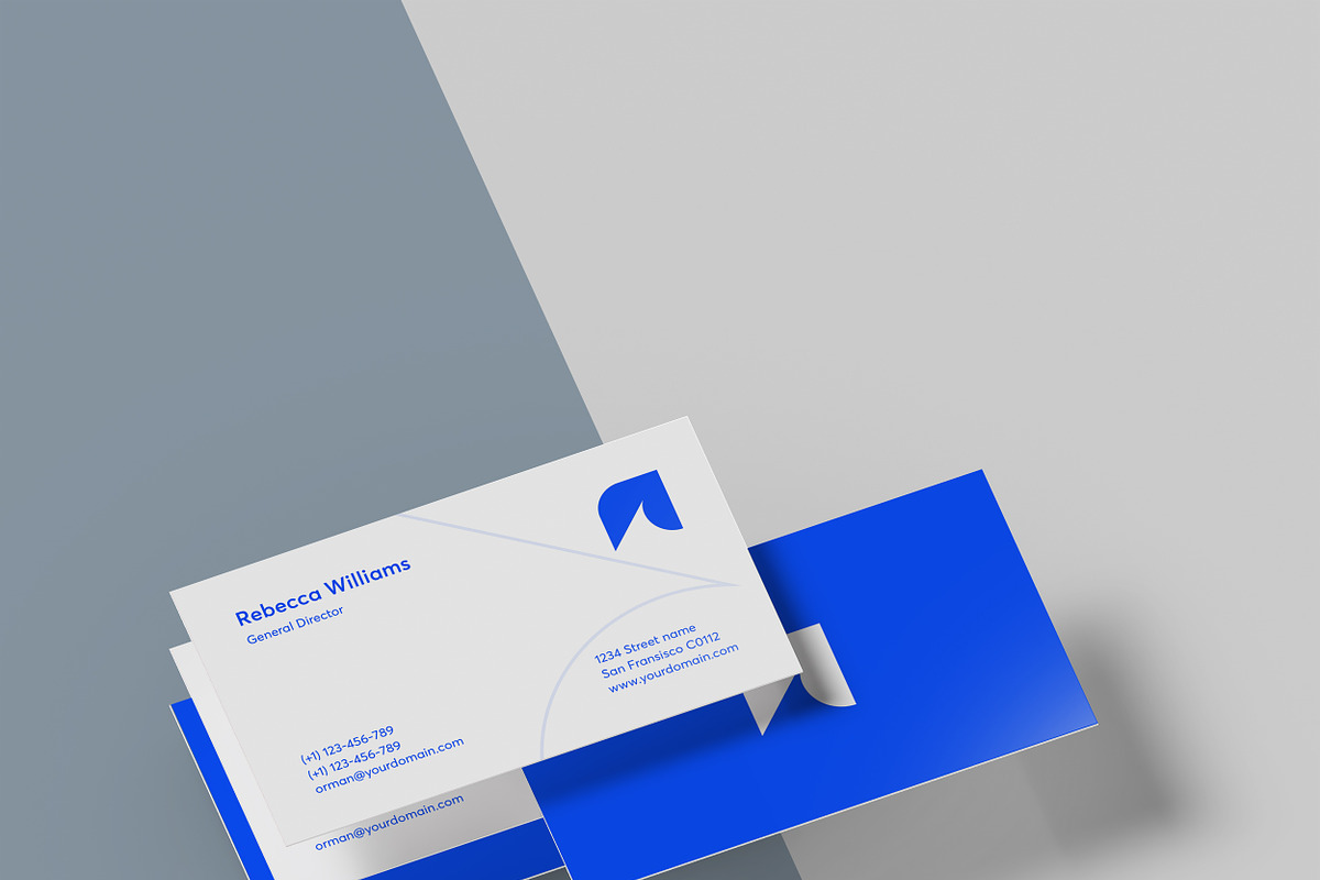 Realistic Business Card Mock-up, a Print Template by Propex (Photo 6 of 10)