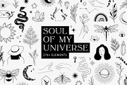 Magic outline logo. Astrology, a Graphic by Kate Macate (Thumbnail 22 of 22)