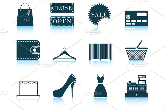 Set Of Shopping Icon
