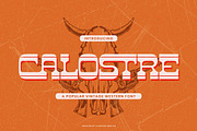 Calostre - Display Vintage Font, a Font by Flawless And Co (Thumbnail 1 of 10)