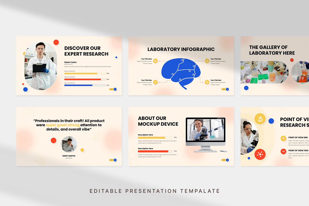Laboratory Deck Presentation, a Presentation Template by Digitcase x Wealthwells (Photo 2 of 4)