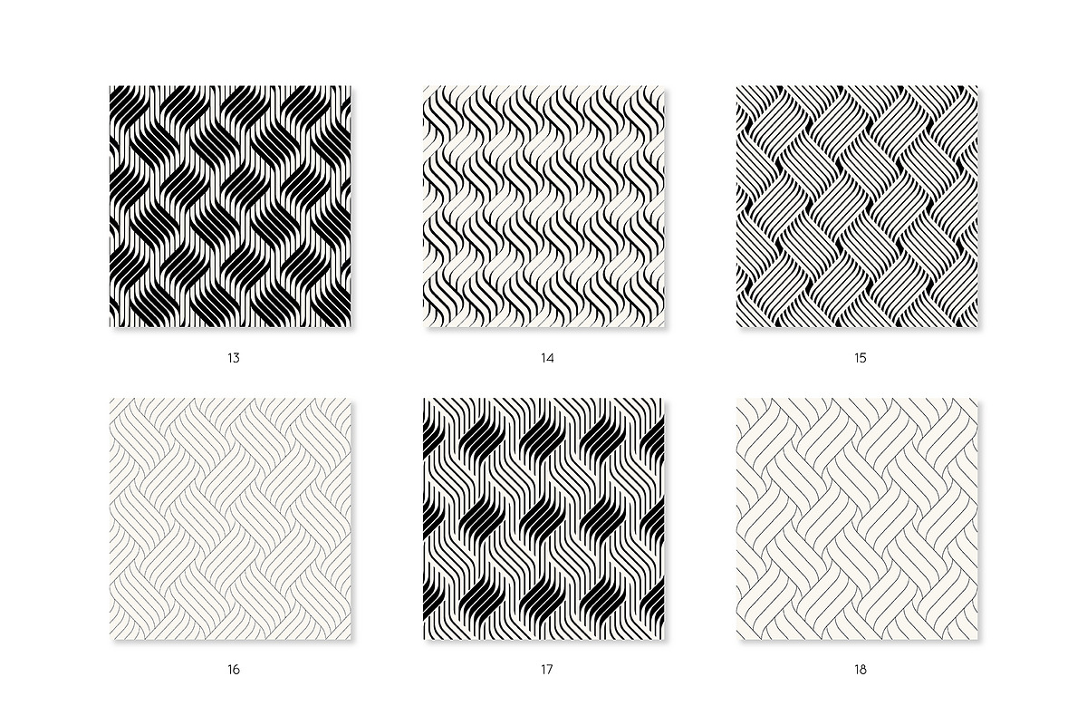 Geometric Seamless Pattern Set, a Pattern Graphic by Curly_Pat (Photo 5 of 7)