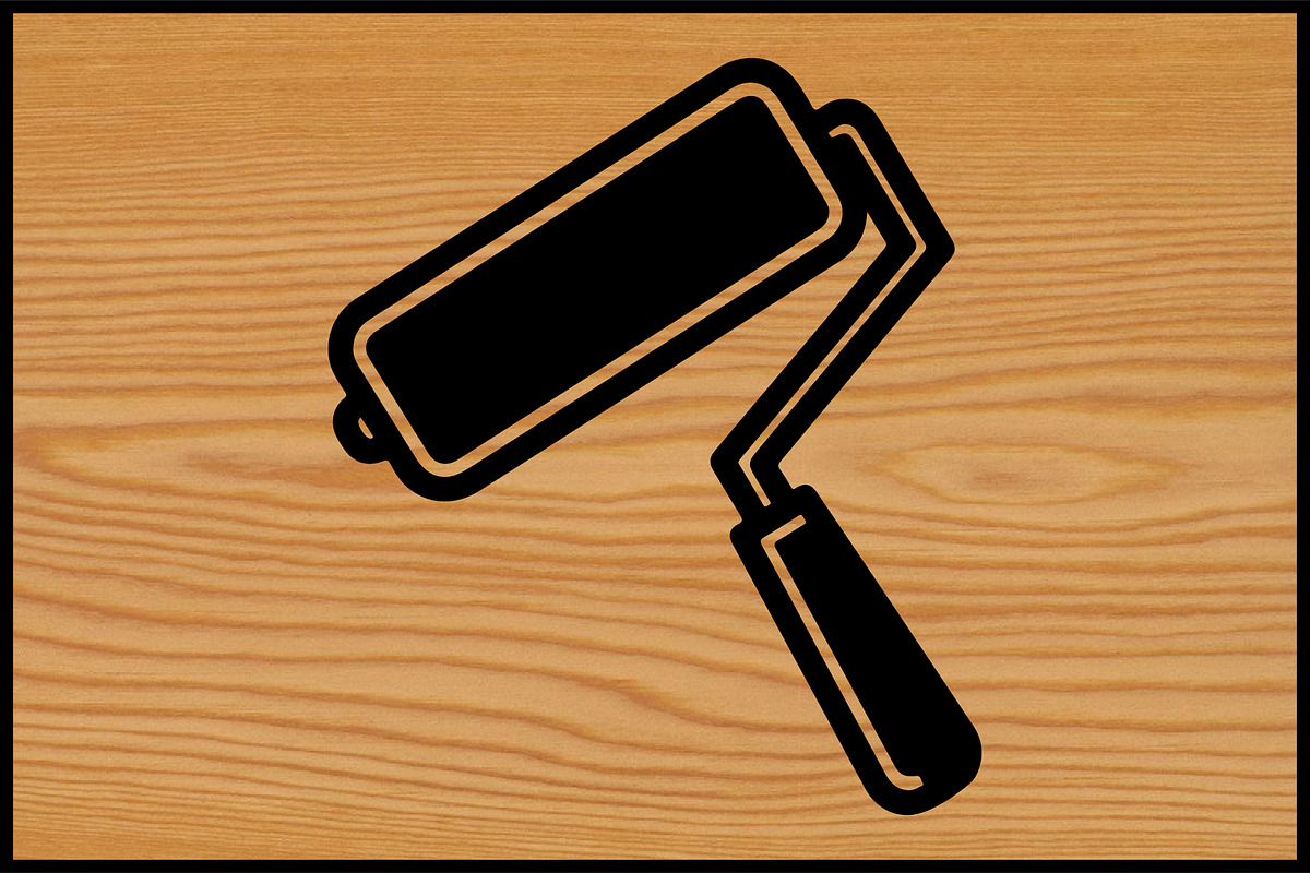 15 Paint Roller Silhouette Clipart S, an Illustration by jahid234 (Photo 3 of 4)