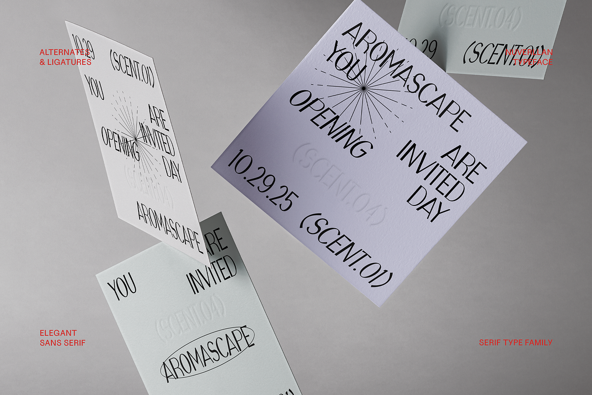 Nuvellan - Elegant Sans Serif Font, a Font by Indotype Foundry (Photo 5 of 10)