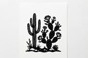 60 Desert Cactus Floral Silhouette, a Seasonal Illustration by Amazin_art (Thumbnail 19 of 21)