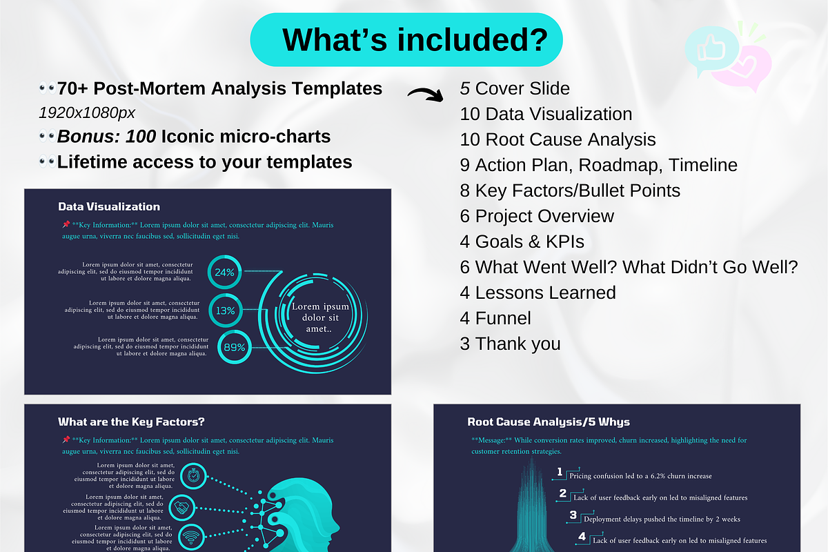 Infographic Presentation Slides, a Presentation Template by GrowthHackingStudio (Photo 2 of 9)