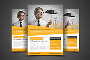 Business Planner Flyers Templates, a Flyer Template by AfzaalGraphics (Thumbnail 1 of 4)
