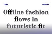 Egika – Fashion Futuristic Serif, a Serif Font by Drizy (Thumbnail 6 of 9)