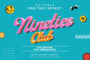 90's Pop Text Effect PSD, a Brushes & More by Antproject (Thumbnail 2 of 5)