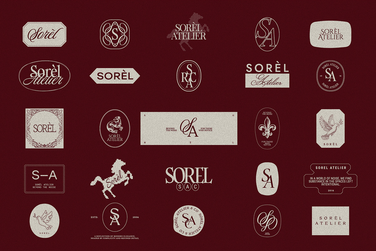 Premium Heritage Monogram & Marks, a Branding & Logo Template by Orca Design (Photo 11 of 12)