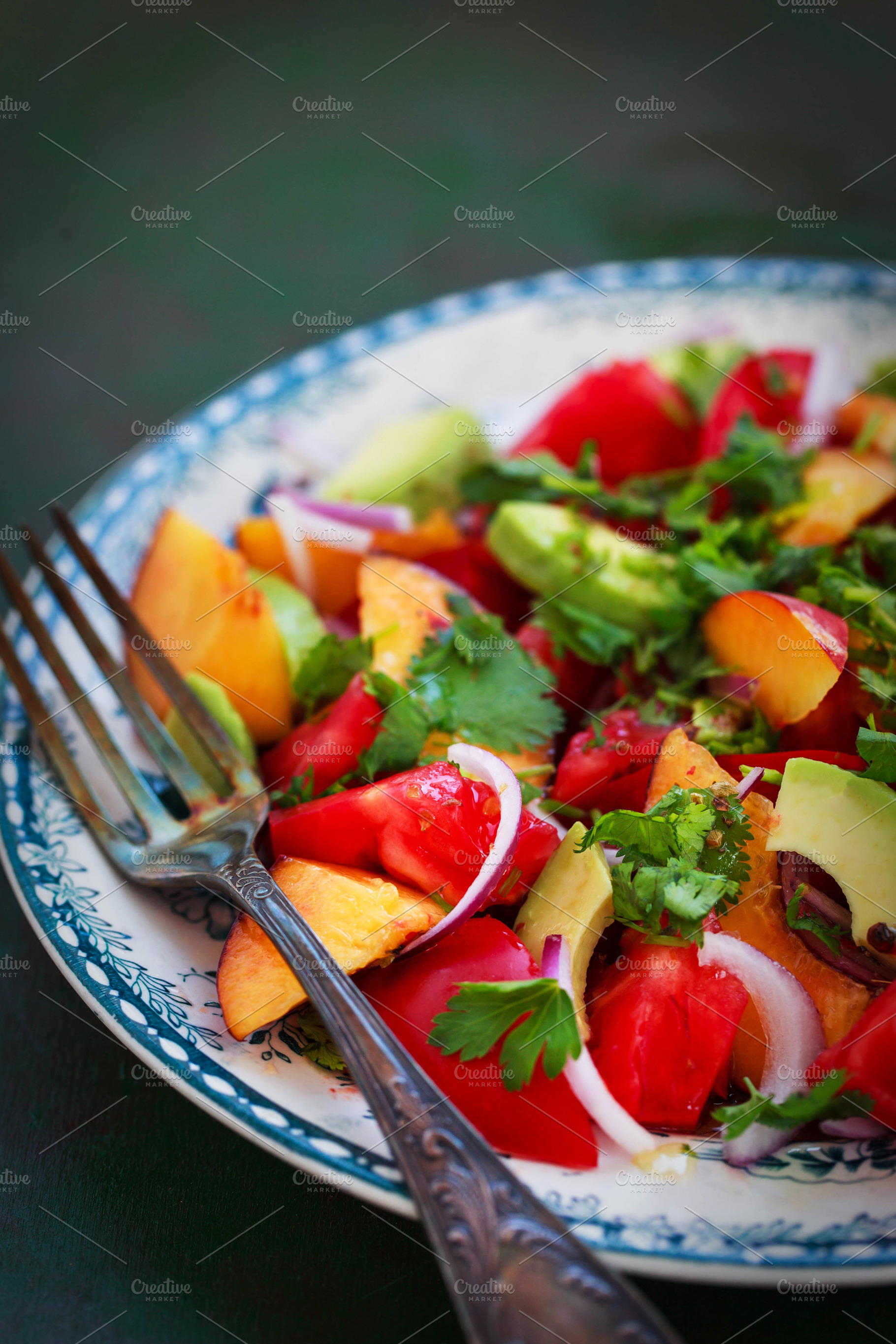 Fresh spring salad, a Food & Drink Photo by Kate S
