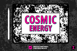 Cosmic Energy Procreate Brushes