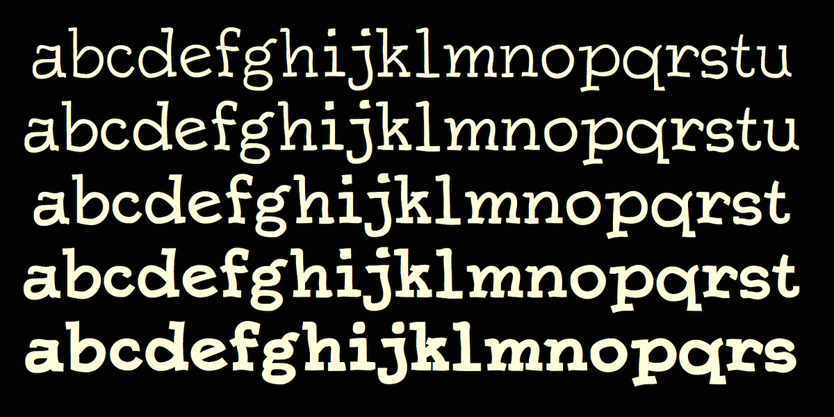 SarahfSlob, a Slab Serif Font by Ingrimayne Type (Photo 4 of 11)