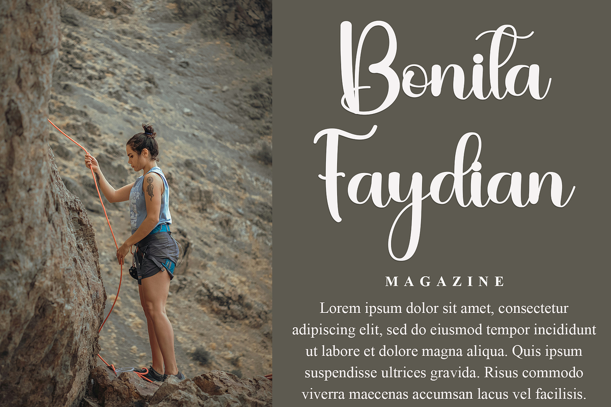 Vintage Glaudusa, a Handwritten Font by FreshTypeINK (Photo 3 of 8)