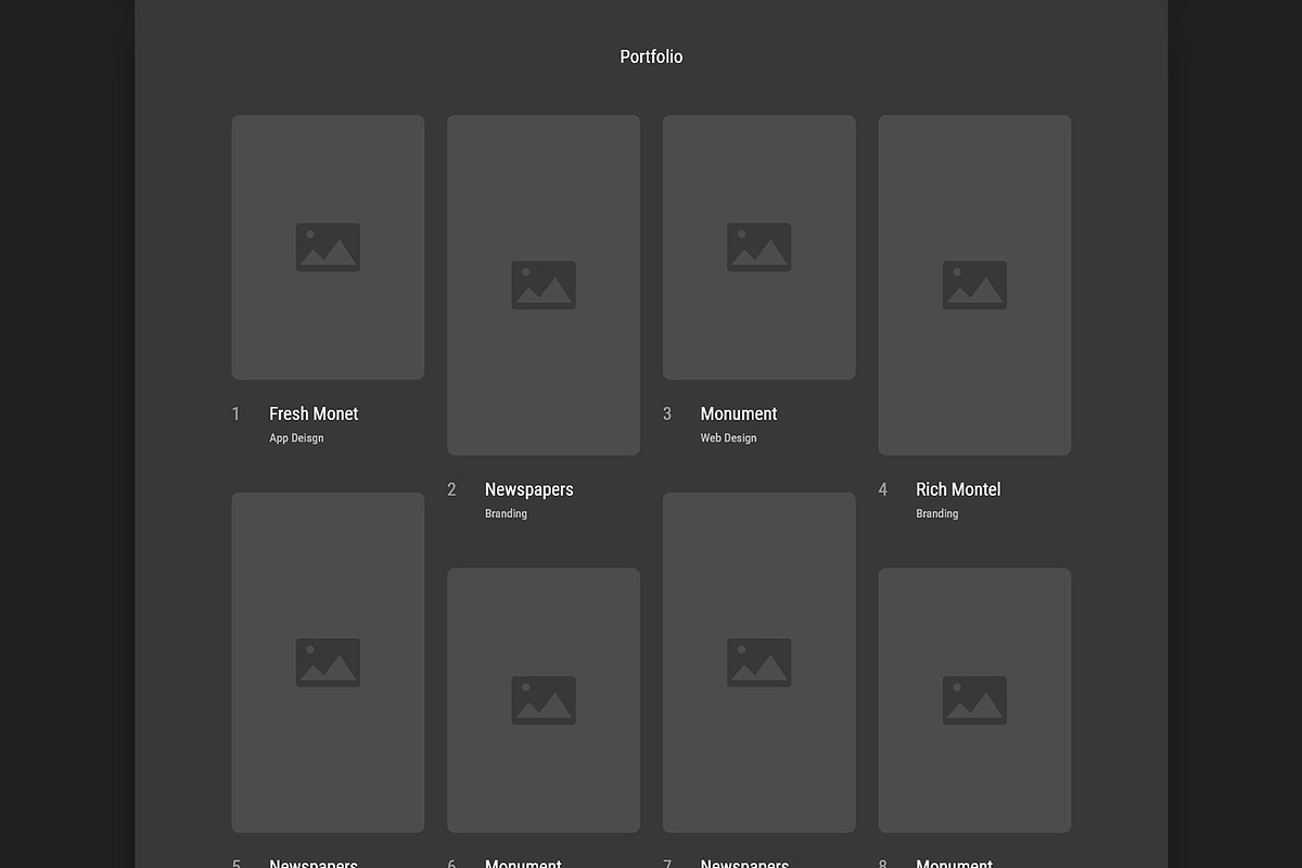 Rootline Wireframe UI Kit, a Wireframe Template by Creatoly (Photo 11 of 13)