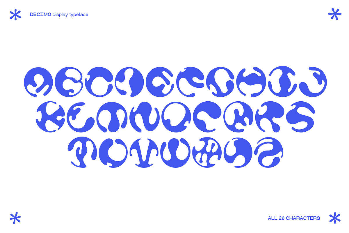 DECIMO Round Liquid Display Typeface, a Font by MDP TYPEFACES (Photo 2 of 5)