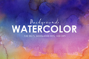50% OFF Watercolor Backgrounds, a Texture Graphic by ArtistMef (Thumbnail 4 of 5)