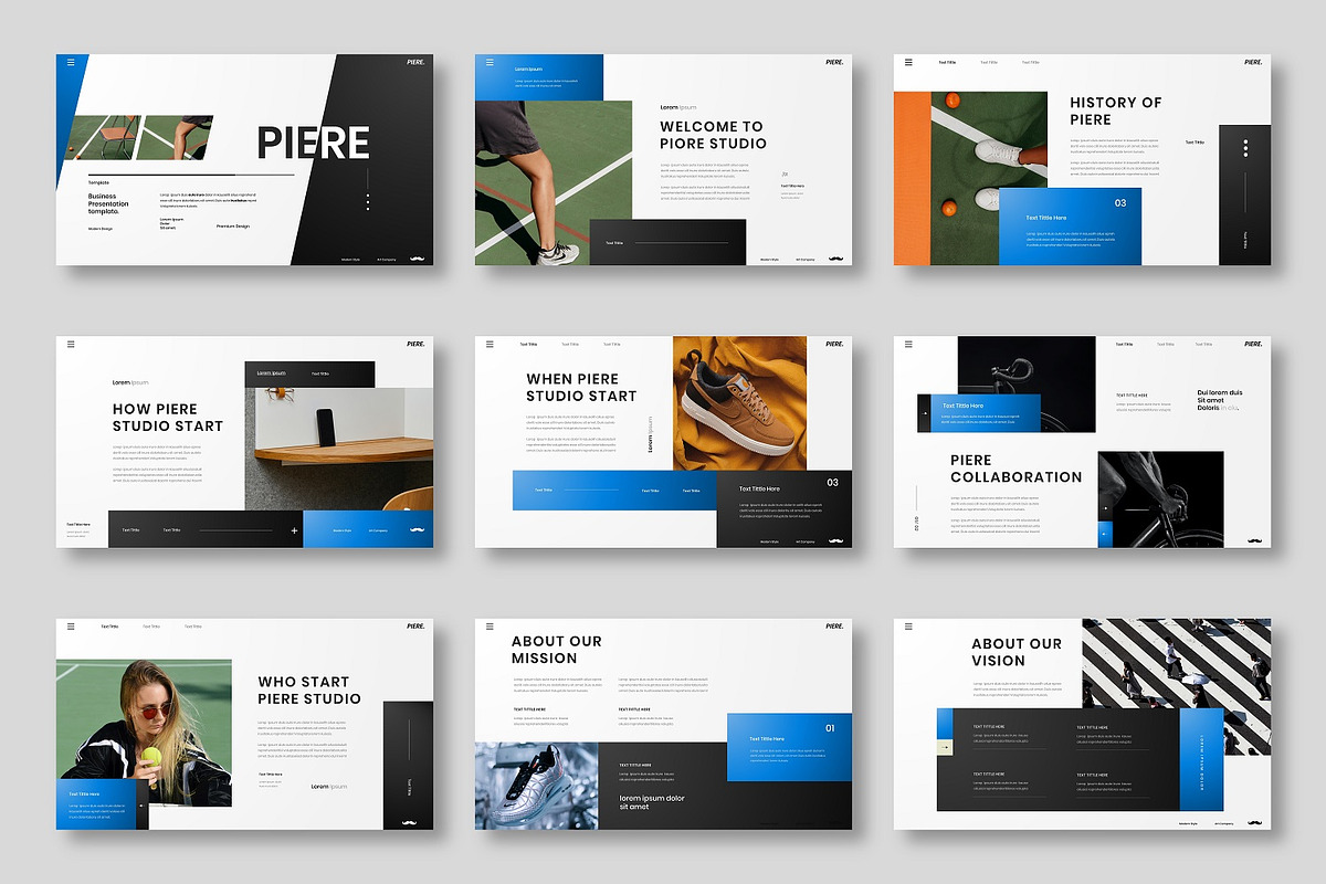 Piere - Business Google Slide, a Presentation Template by Dens Creative Studio (Photo 2 of 6)
