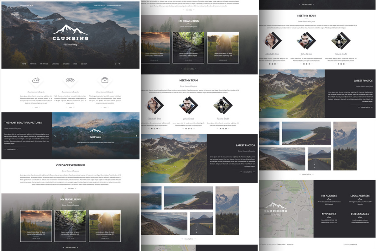 Clumbing - Travel Blog Template, a Websites & App Template by FreshPixels (Photo 4 of 4)