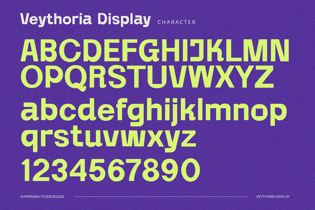 Veythoria - Display Font, a Script Font by Alpaprana (Photo 8 of 10)
