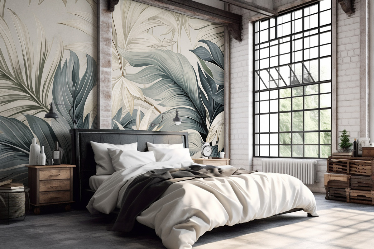 Tropical Plants Landscape Wallpaper, a Wallpaper Graphic by Muzi pear studio (Photo 11 of 12)