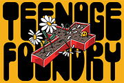 Teenage Spermo, a Sans Serif Font by TeenageFoundry (Thumbnail 4 of 7)