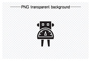 Funny Robot Avatars Set, a Solid Icon by Designfour (Thumbnail 3 of 7)