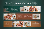Youtube Cover Food Vlogger, a Social Media Template by graphicook (Thumbnail 3 of 3)