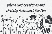 Zoodle Playtime Doodle Brush Font, a Font by PutraCetol Studio (Thumbnail 2 of 5)