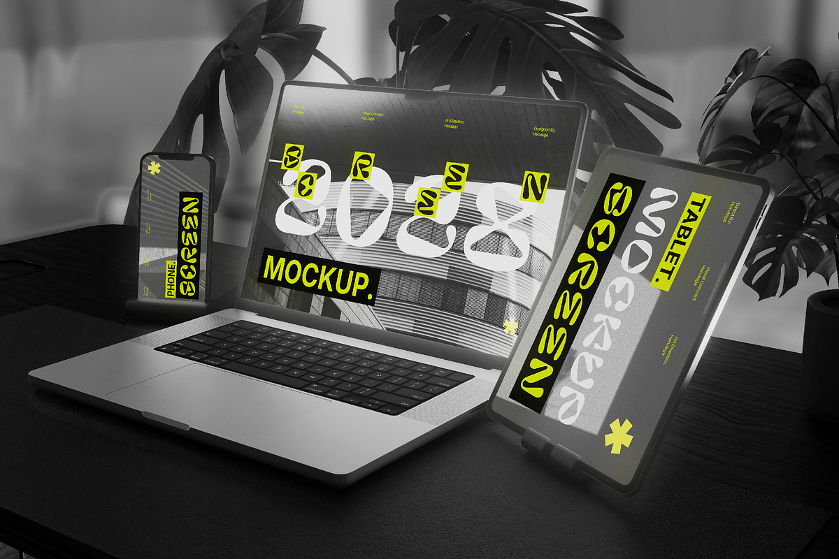 Devices Kit Mockup, a Wearable Device Mockup by herutage (Photo 4 of 4)