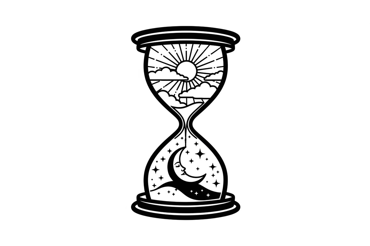 Celestial Sun Moon Hourglass Bundle, an Illustration by Gaye Art (Photo 17 of 31)