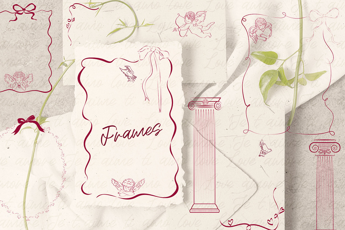 Love & Honey. Romantic Wall Art, a Decorative Illustration by Mio Buono (Photo 8 of 13)