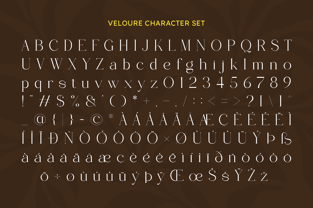 VELOURÉ — Elegance Luxury Serif, a Serif Font by ToniStudio (Photo 7 of 13)