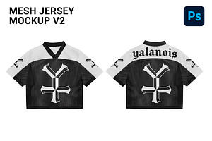 mesh jersey mockup V2, a Shirt Mockup by yalanois