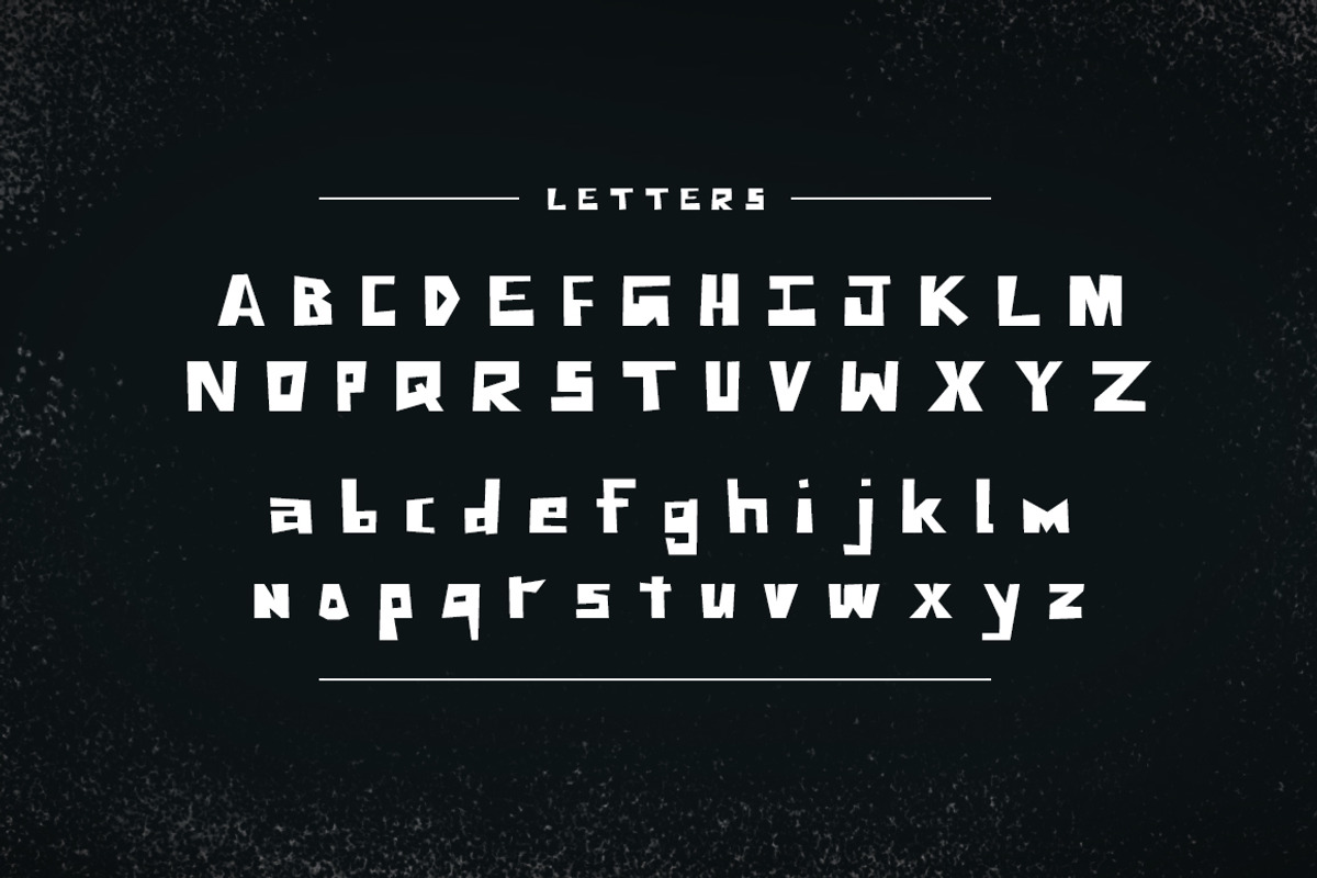 Oberplank Font preview 2