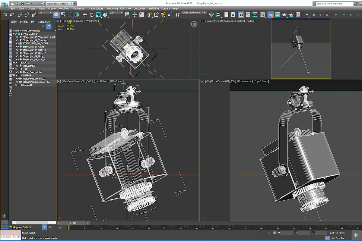 Stage Lighting Collection-4 PCS, an Object 3D Model by akerStudio (Photo 28 of 92)