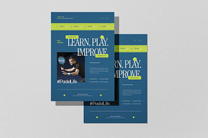 The Rally Court - Flyer, a Flyer Template by VUNIRA