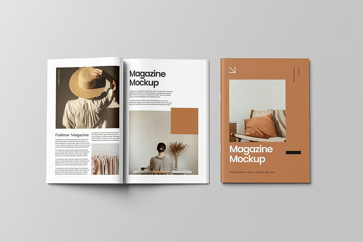 Magazine Mockup, an Advertising Mockup by zpackcreative (Photo 3 of 5)