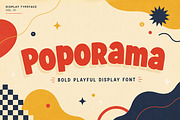 Poporama – Bold Playful Display Font, a Script Font by Wow Magic (Thumbnail 1 of 5)