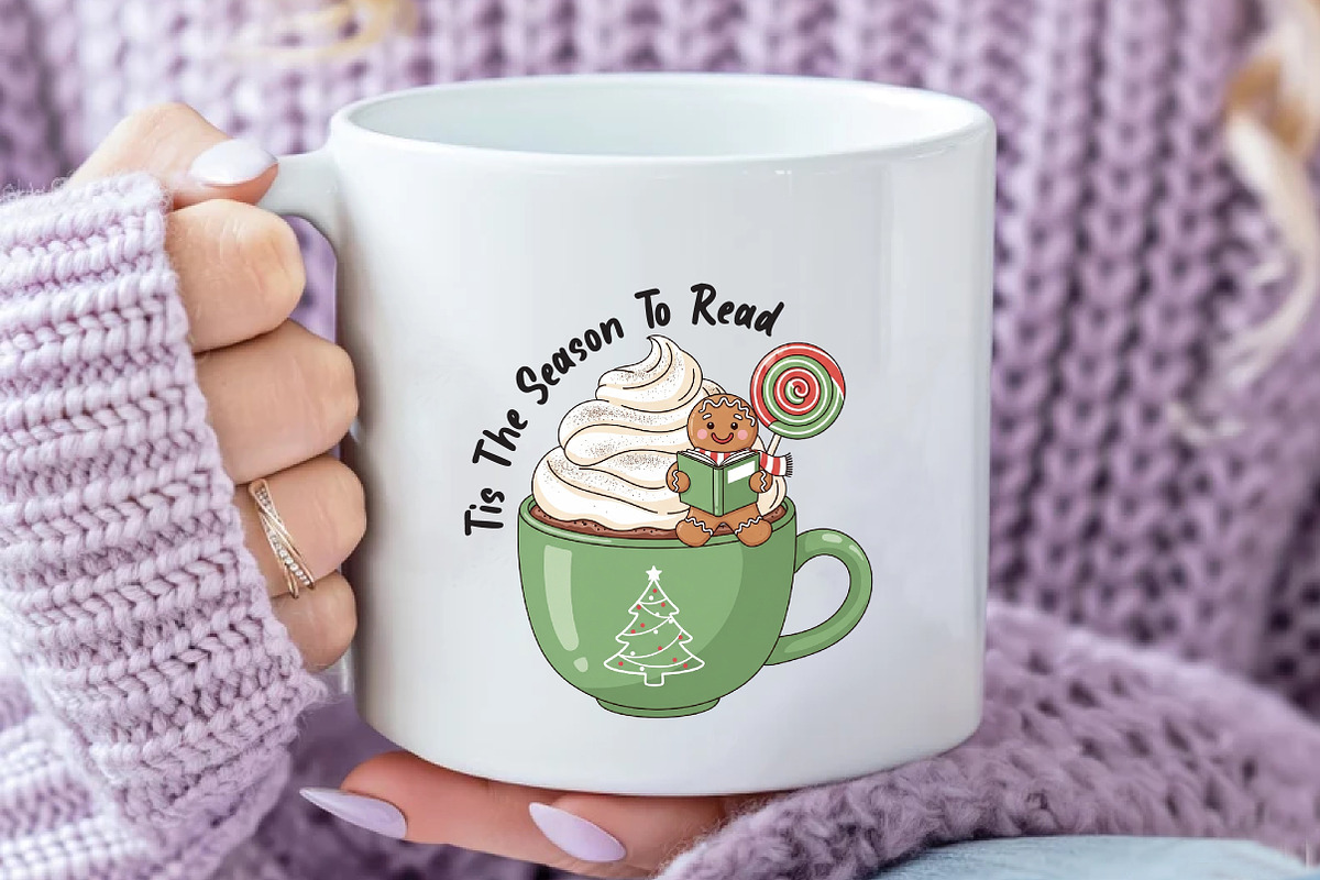 Christmas Gingerbread Man Coffee Boo, an Illustration by Daily.Designs (Photo 3 of 5)