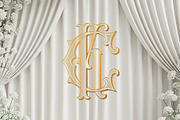 Luxury Vintage Monogram Logo CK/KC, an Object Graphic by Kaizla03 (Thumbnail 6 of 7)