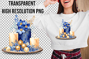 Blue and Gold Happy New Year, an Illustration by Wow Magic (Thumbnail 2 of 4)