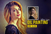 Real Life Oil Painting, an Action Add-On by U_Design (Thumbnail 1 of 9)