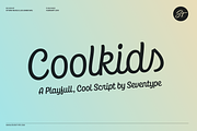CoolKids Light, a Script Font by SevenType (Thumbnail 1 of 8)