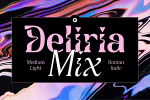Deliria Liquid Serif, a Serif Font by Pedroglifos