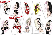 Fashion illustrations underwear., an Object Illustration by Vitaliy Grin (Thumbnail 2 of 2)